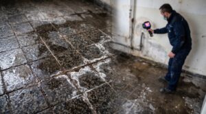 רטיבות ברצפה: חשיפת נזילות סמויות, כתמי תקרה ובדיקות מים מתקדמות